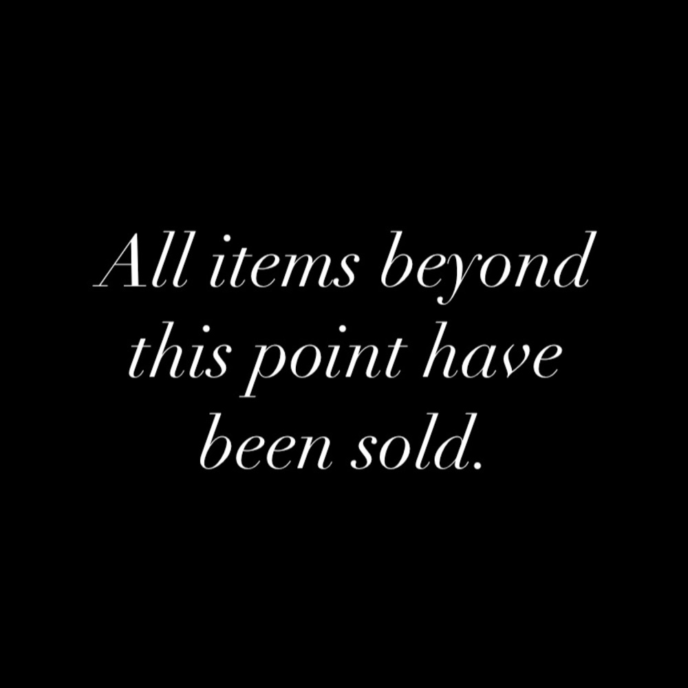 Items beyond here have been sold.